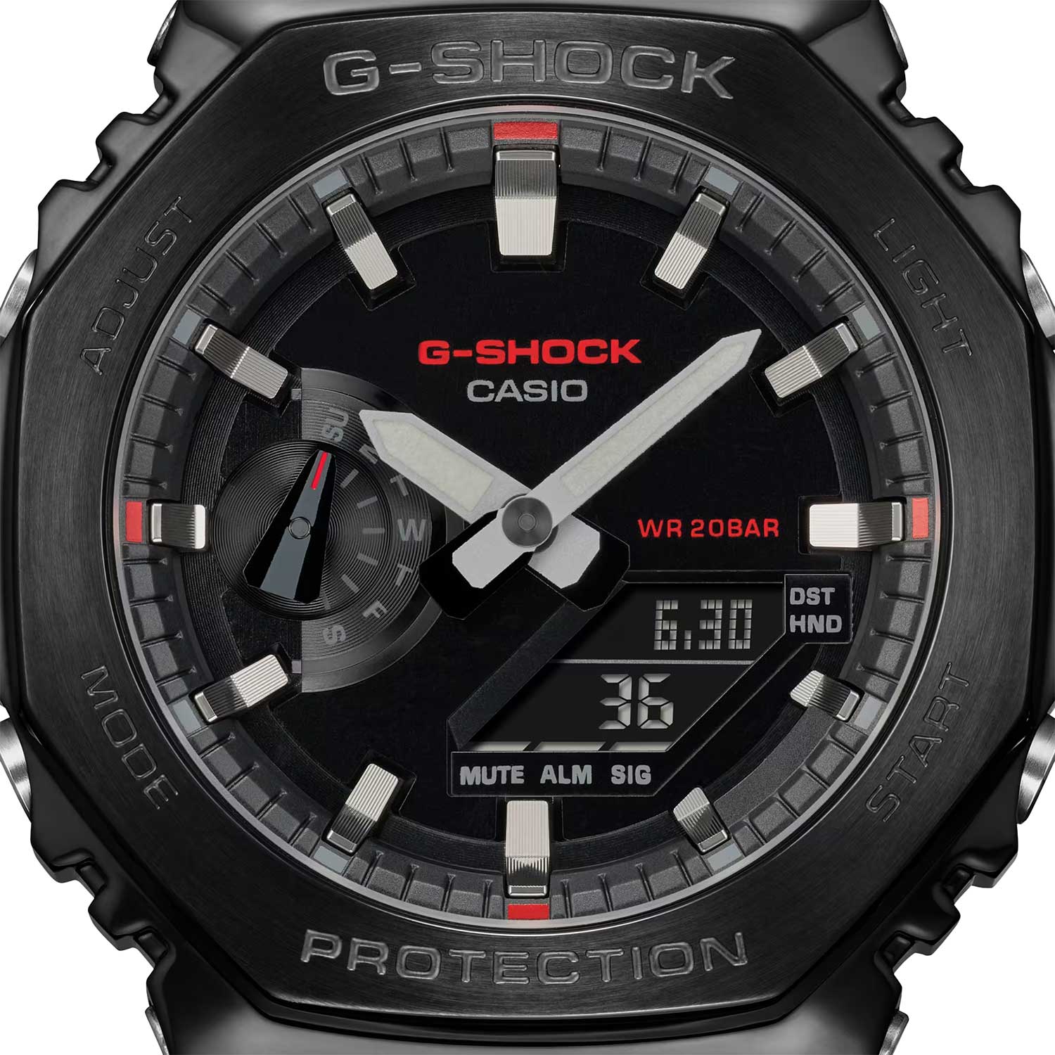 Японские наручные часы Casio G-SHOCK GM-2100CB-1A с хронографом