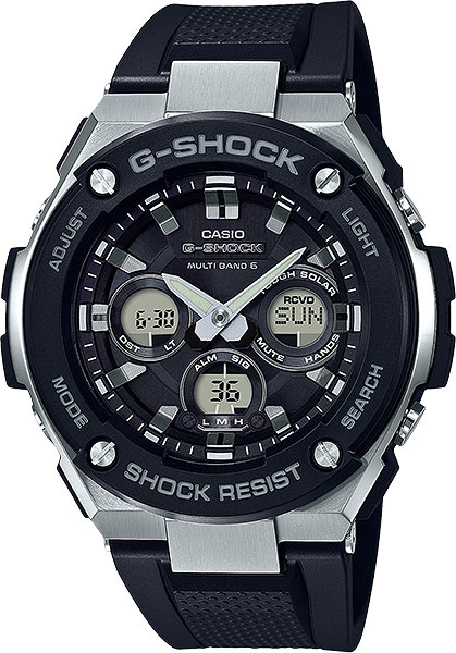 Японские наручные часы Casio G-SHOCK GST-W300-1A с хронографом