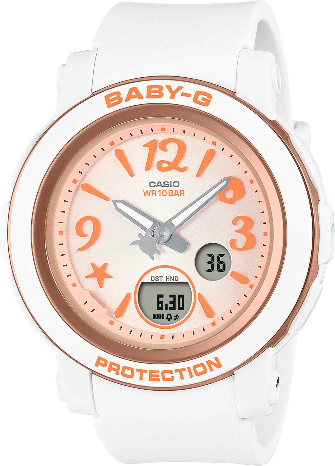 Японские наручные часы Casio Baby-G BGA-290US-4A с хронографом