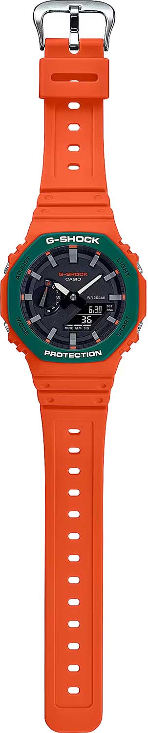 Японские наручные часы Casio G-SHOCK GA-2110SC-4A с хронографом