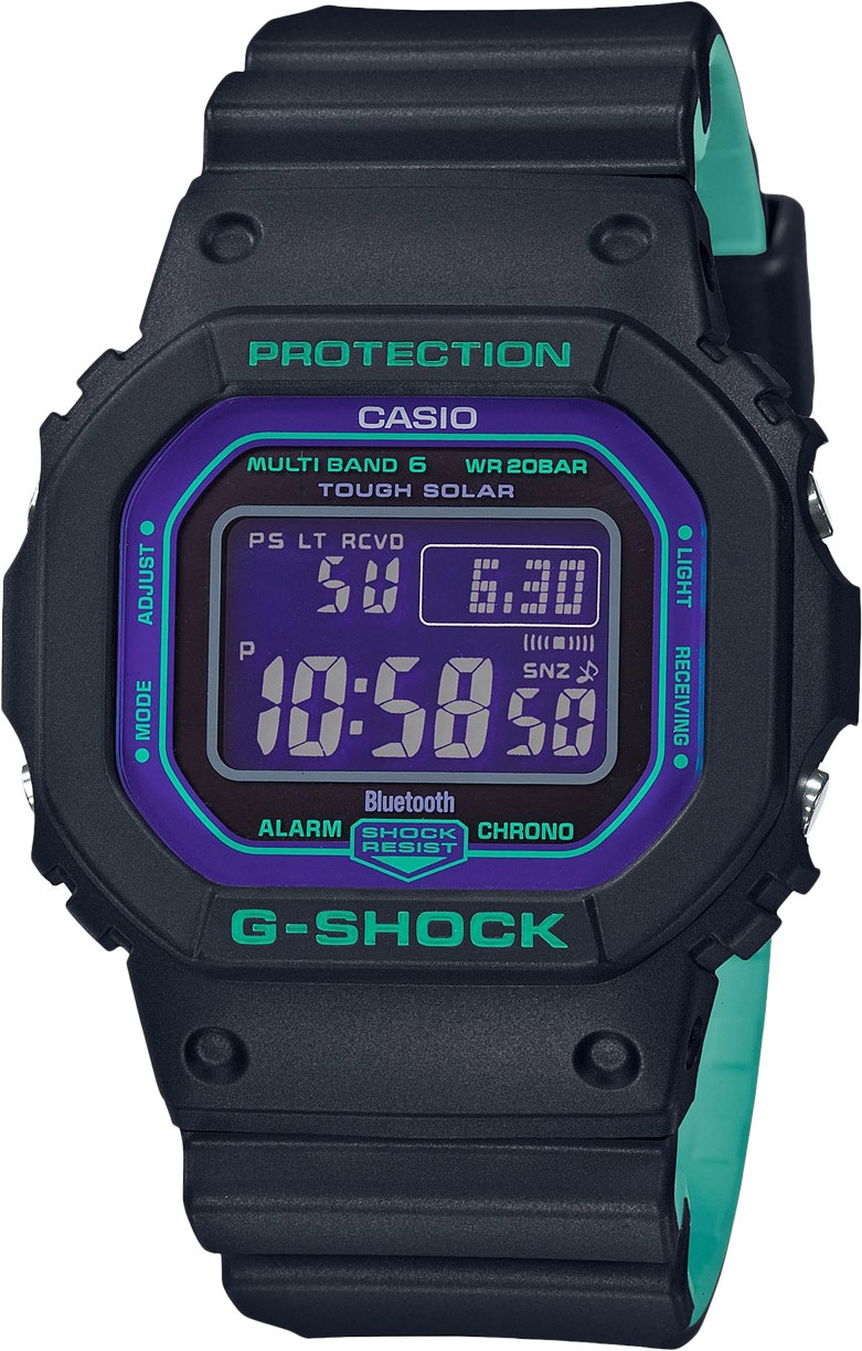 Японские наручные часы Casio G-SHOCK GW-B5600BL-1ER с хронографом