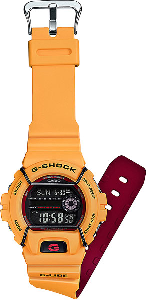 Японские наручные часы Casio G-SHOCK GLS-6900-9E с хронографом