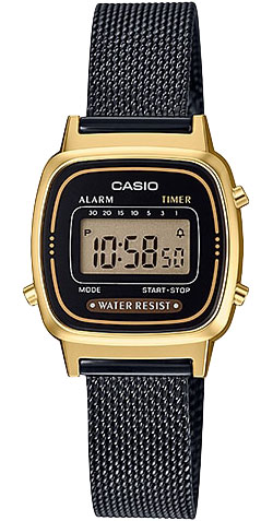 Японские наручные часы Casio Vintage LA-670WEMB-1E с хронографом