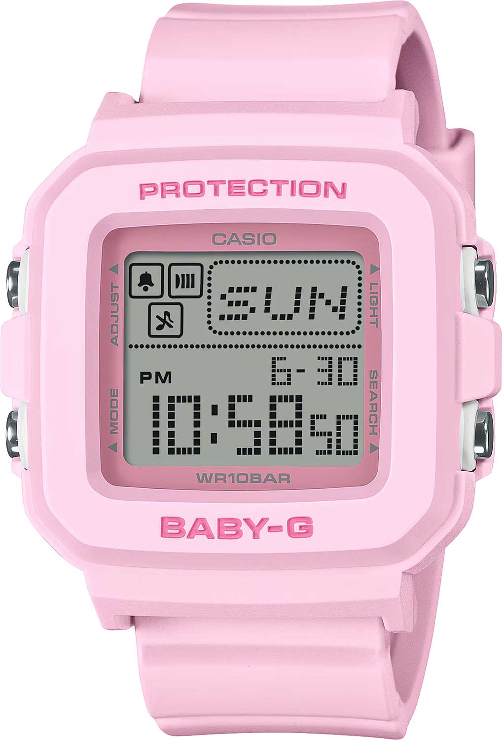 Японские наручные часы Casio Baby-G BGD-10-4 с хронографом