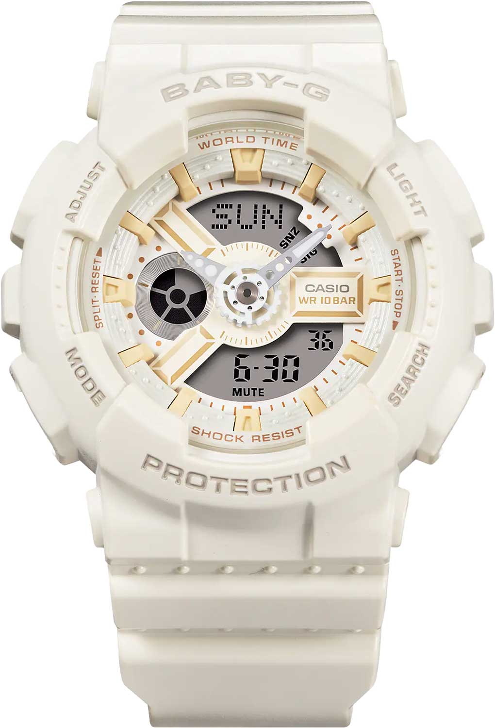 Японские наручные часы Casio Baby-G BA-110XSW-7A с хронографом