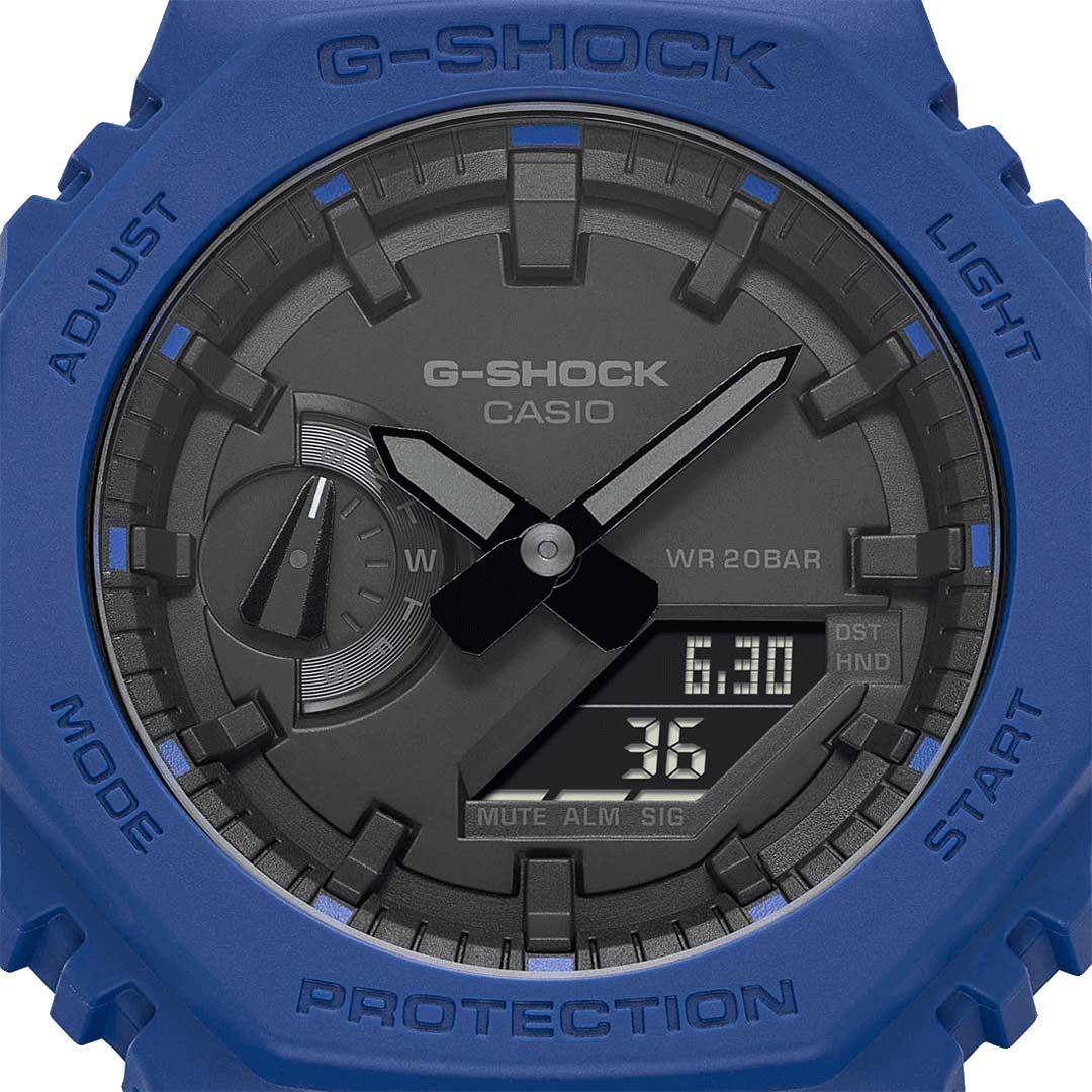 Японские наручные часы Casio G-SHOCK GA-2100-2AER с хронографом