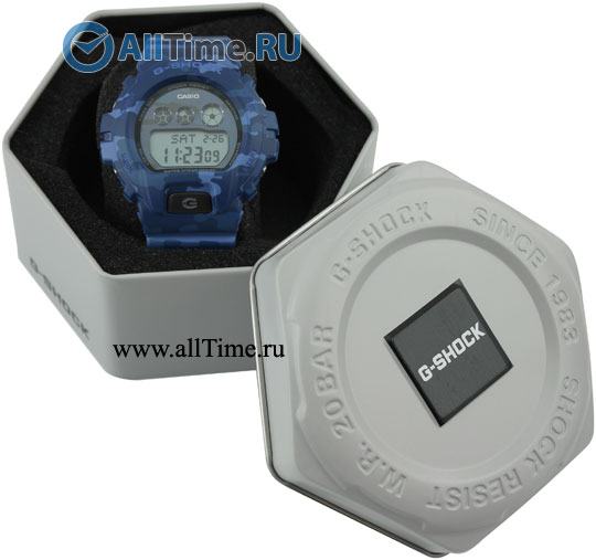 Японские наручные часы Casio G-SHOCK GMD-S6900CF-2E с хронографом