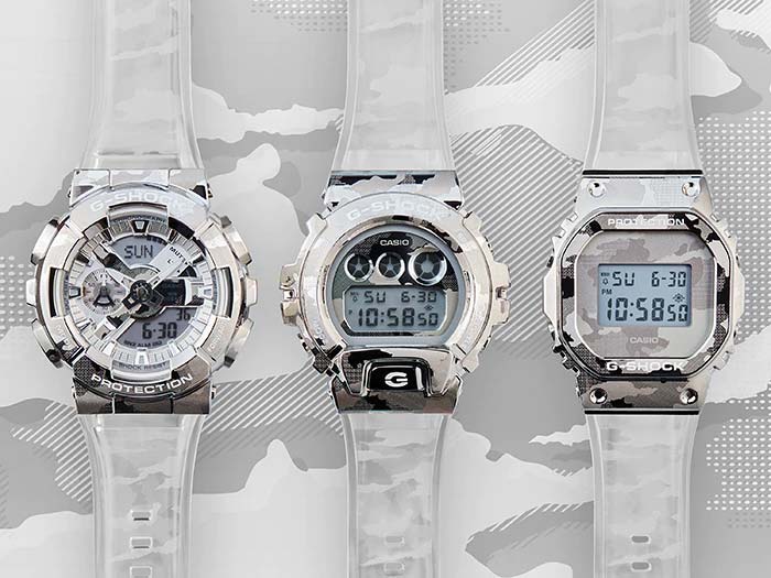 Японские наручные часы Casio G-SHOCK GM-5600SCM-1ER с хронографом