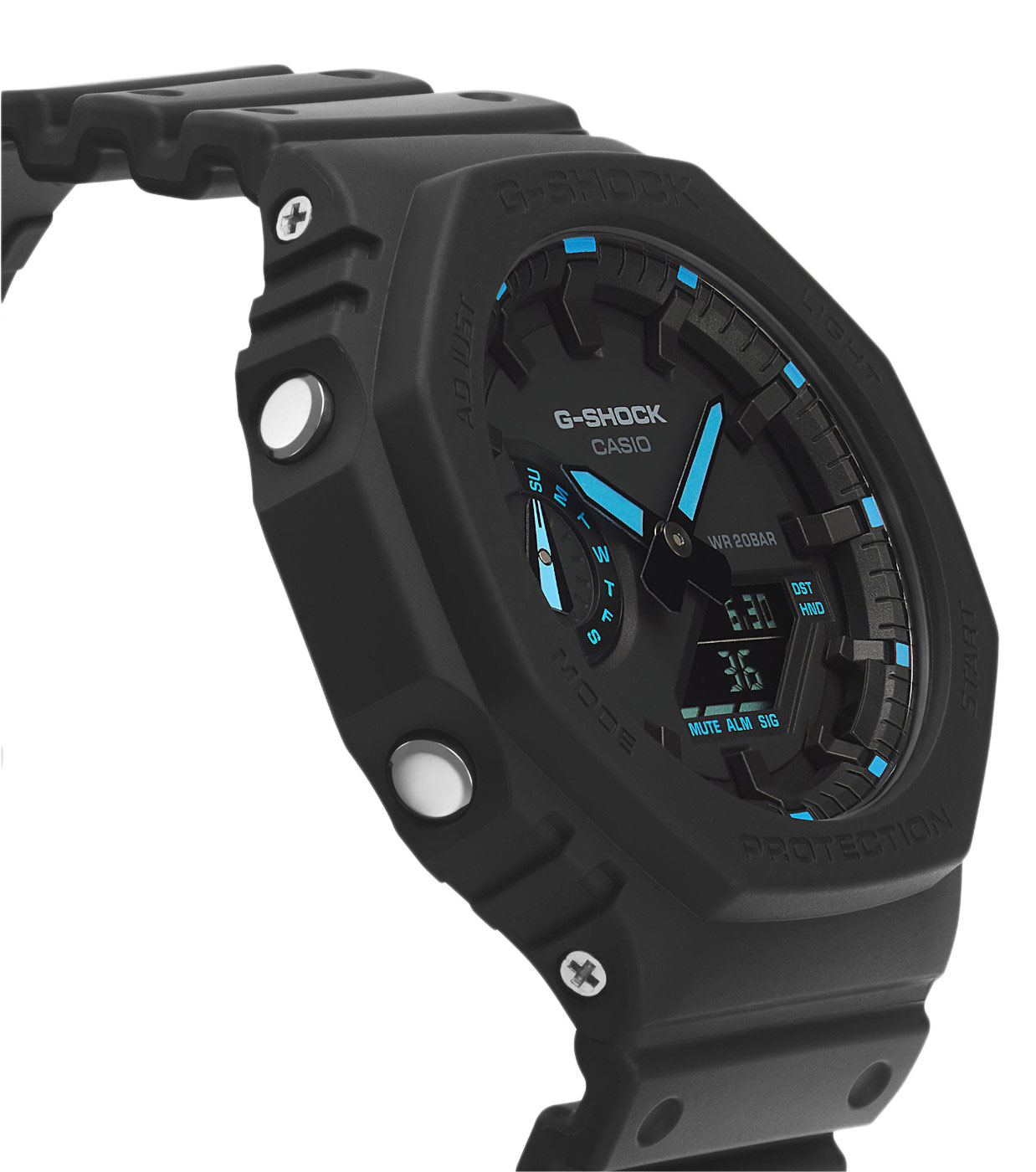 Японские наручные часы Casio G-SHOCK GA-2100-1A2ER с хронографом