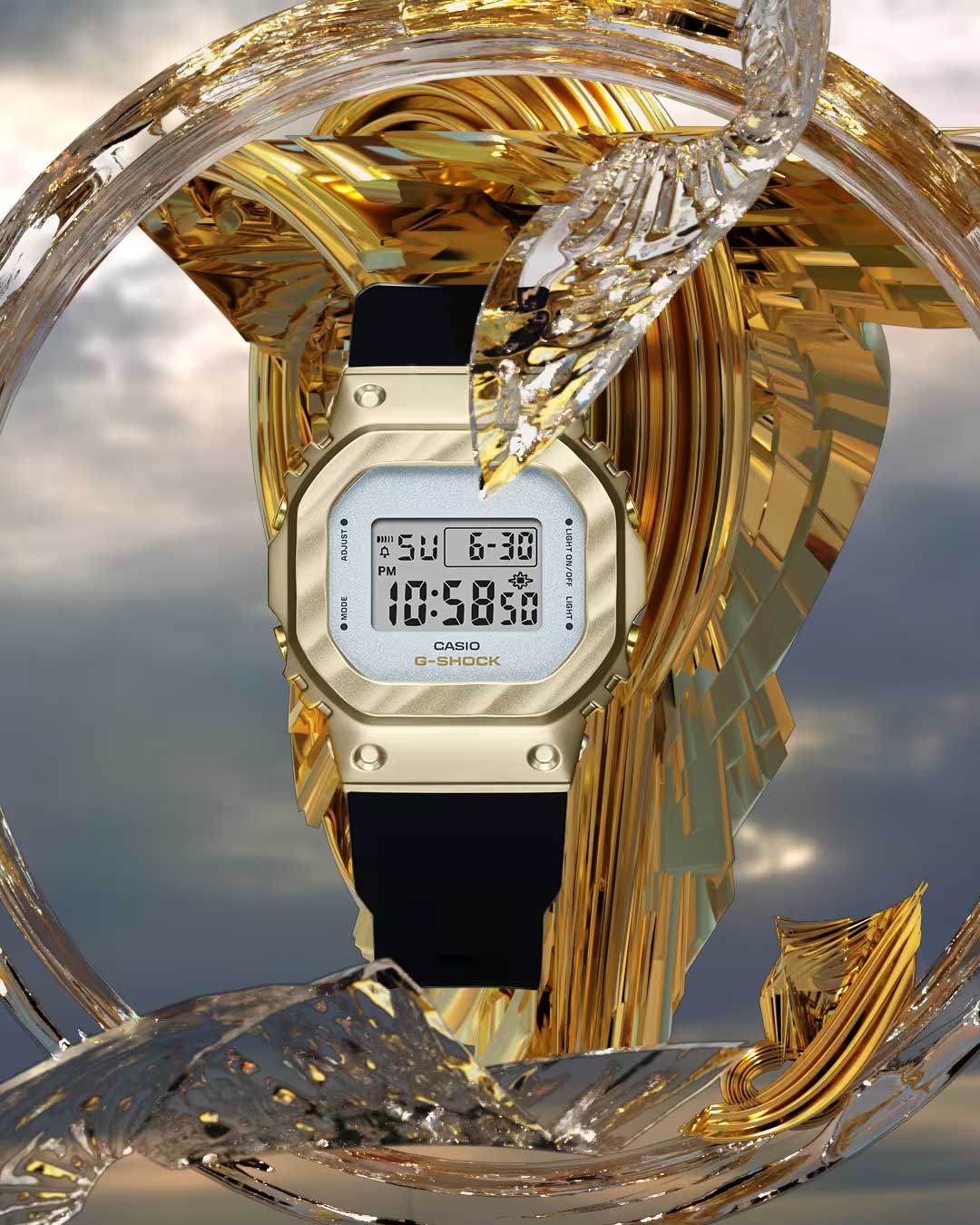 Японские наручные часы CASIO G-SHOCK GM-S5600BC-1
