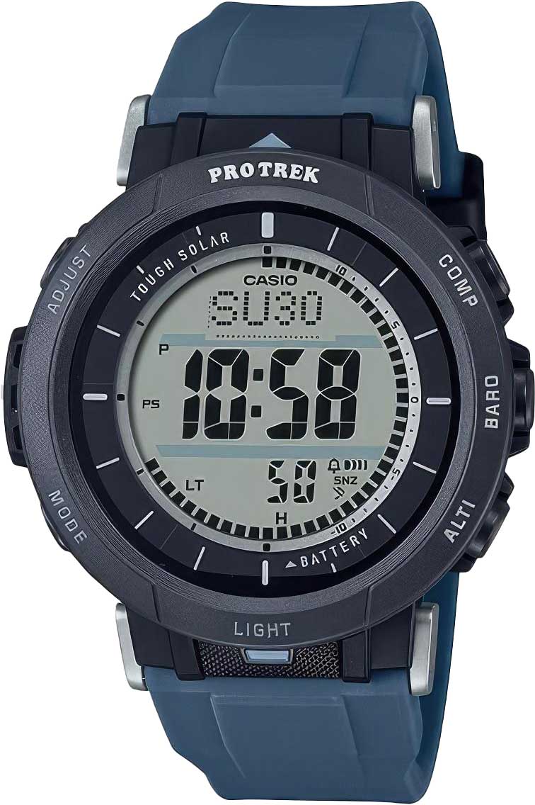 Японские наручные часы Casio Pro Trek PRG-30-2 с хронографом