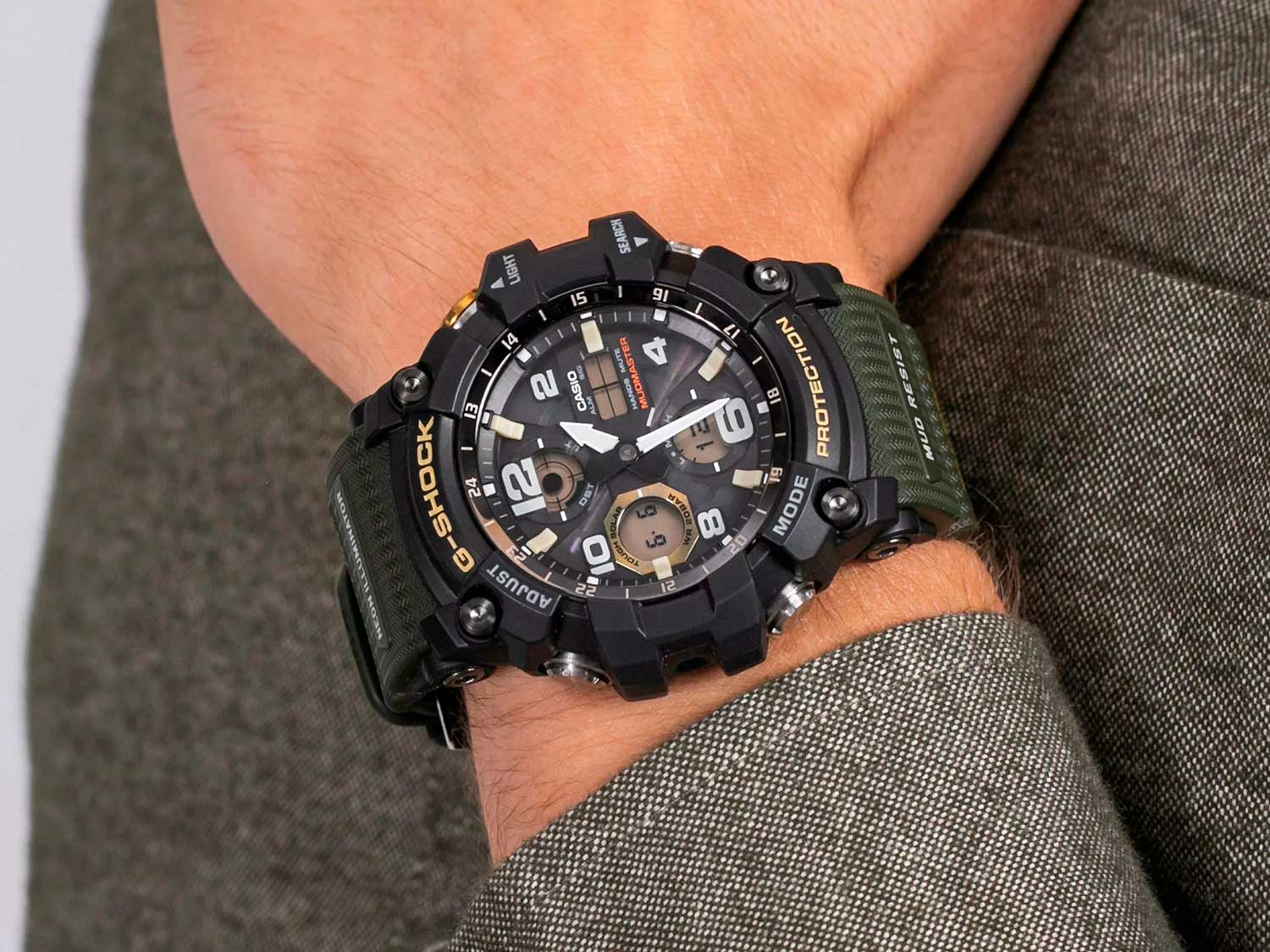 Японские наручные часы Casio G-SHOCK GWG-100-1A3 с хронографом