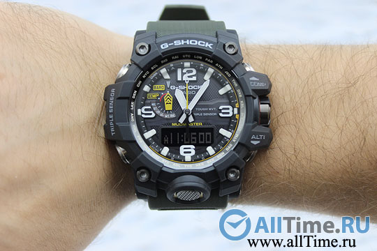 Японские наручные часы Casio G-SHOCK GWG-1000-1A3 с хронографом