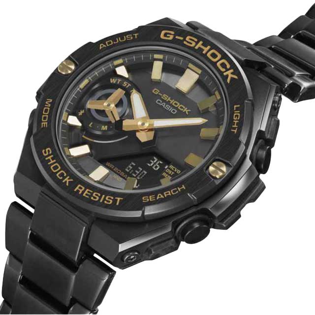 Японские наручные часы Casio G-SHOCK GST-B500BD-1A9 с хронографом