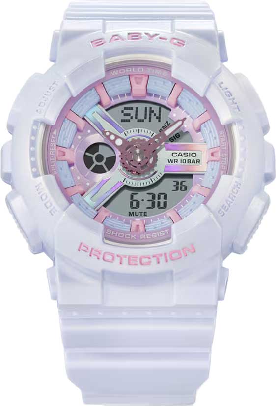 Японские наручные часы Casio Baby-G BA-110FH-2A с хронографом