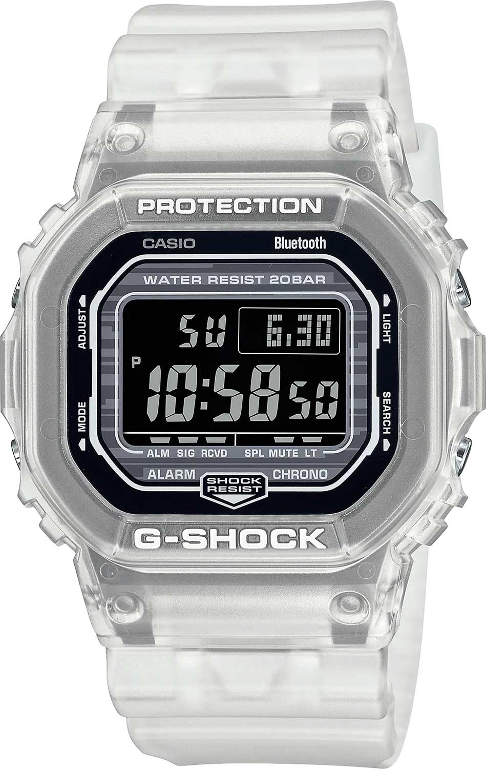 Японские наручные часы Casio G-SHOCK DW-B5600G-7 с хронографом