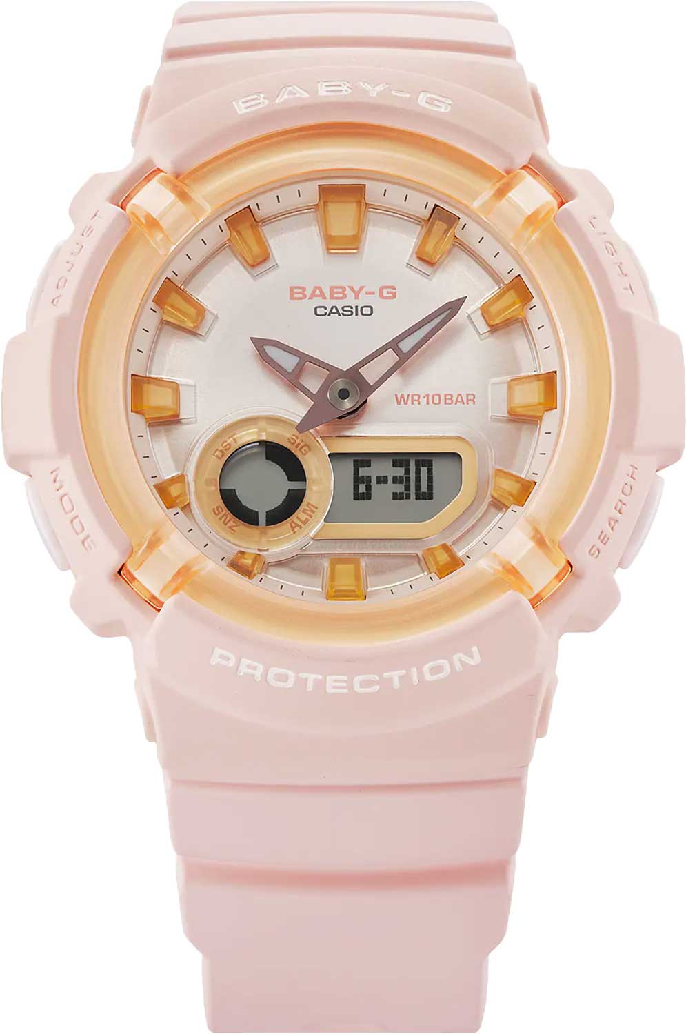 Японские наручные часы Casio Baby-G BGA-280SW-4A с хронографом