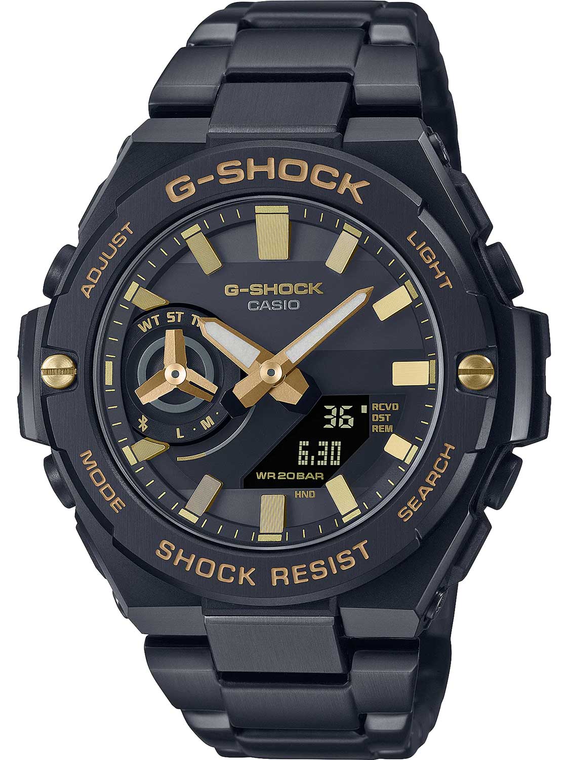 Японские наручные часы Casio G-SHOCK GST-B500BD-1A9 с хронографом