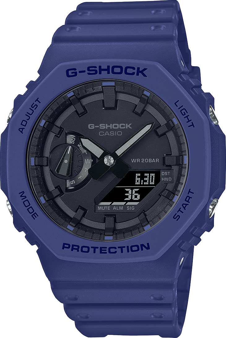 Японские наручные часы Casio G-SHOCK GA-2100-2AER с хронографом