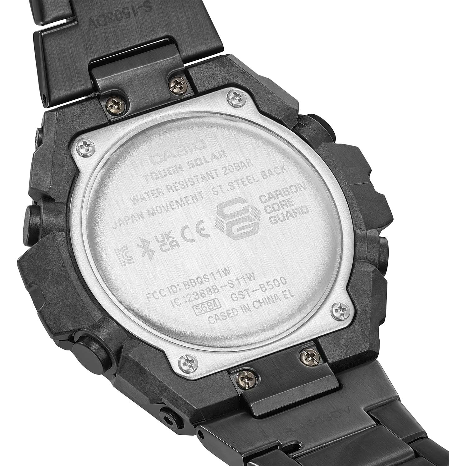 Японские наручные часы Casio G-SHOCK GST-B500BD-1A9 с хронографом