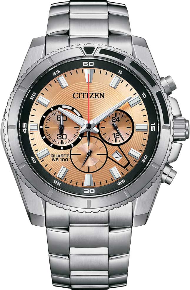 Японские наручные часы Citizen AN8200-50X с хронографом