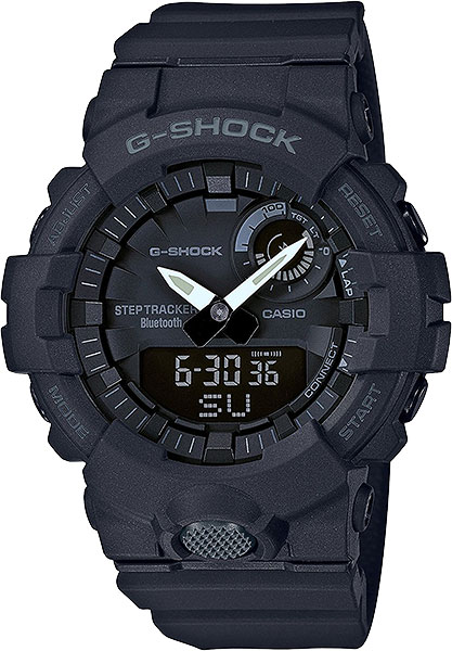 Японские спортивные наручные часы Casio G-SHOCK GBA-800-1A с хронографом