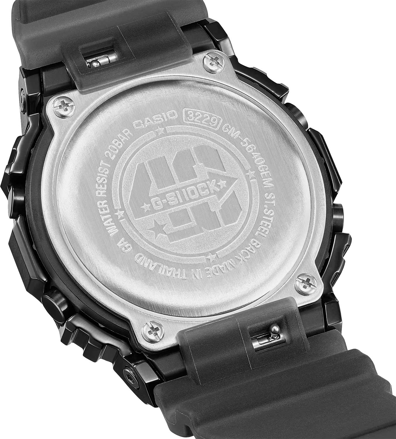 Японские наручные часы Casio G-SHOCK GM-5640GEM-1E с хронографом
