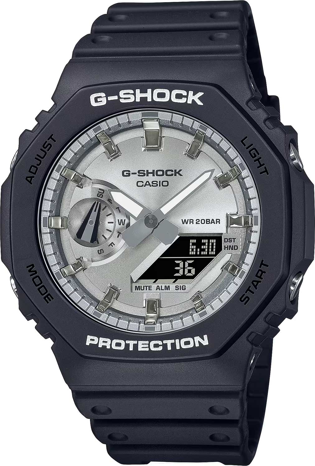 Японские наручные часы Casio G-SHOCK GA-2100SB-1A с хронографом