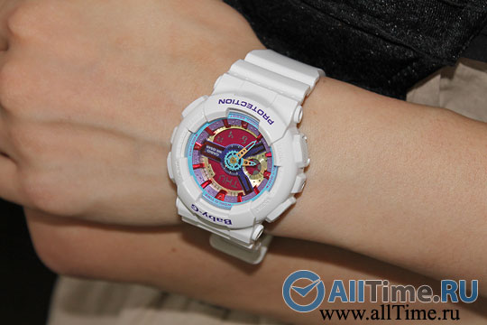 Японские наручные часы Casio Baby-G BA-112-7A с хронографом