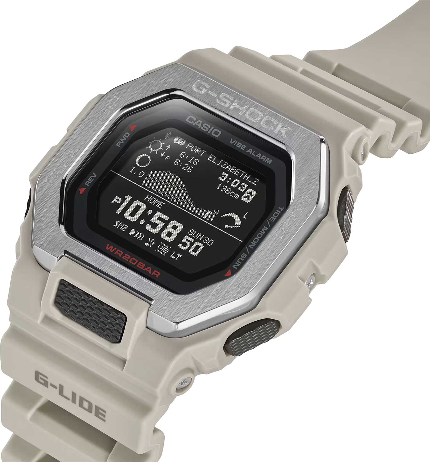 Японские спортивные наручные часы Casio G-SHOCK GBX-100-8 с хронографом