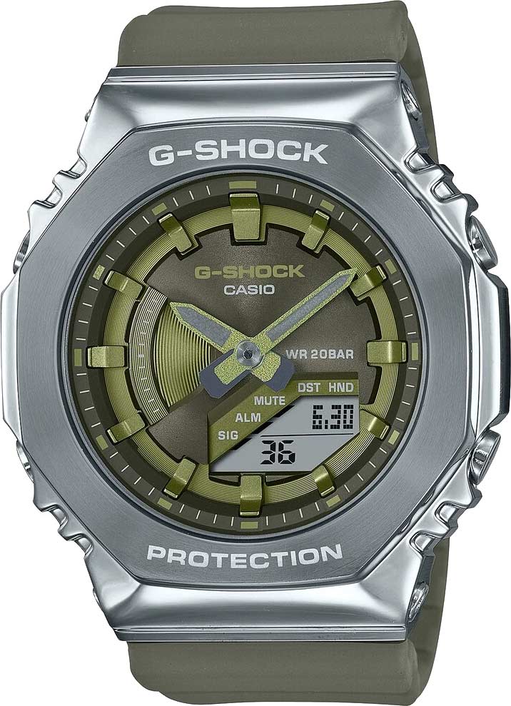 Японские наручные часы Casio G-SHOCK GM-S2100-3AER с хронографом