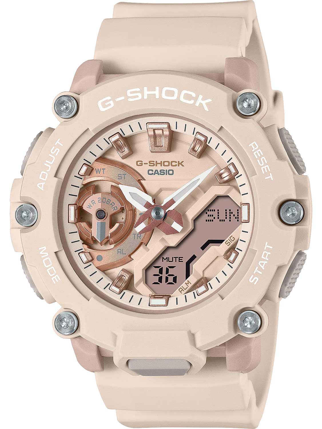 Японские наручные часы Casio G-SHOCK GMA-S2200M-4A с хронографом