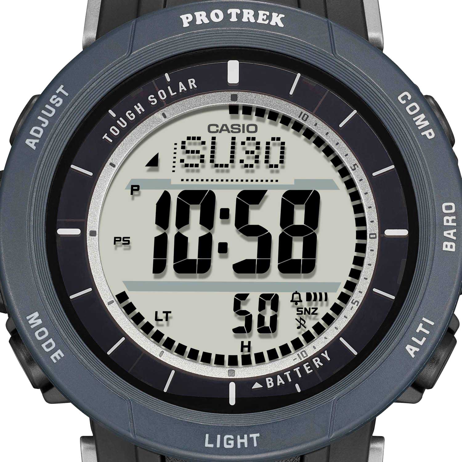 Японские наручные часы Casio Pro Trek PRG-30-2 с хронографом