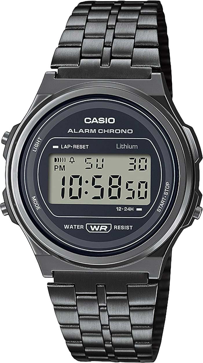 Японские наручные часы Casio Vintage A171WEGG-1AEF с хронографом