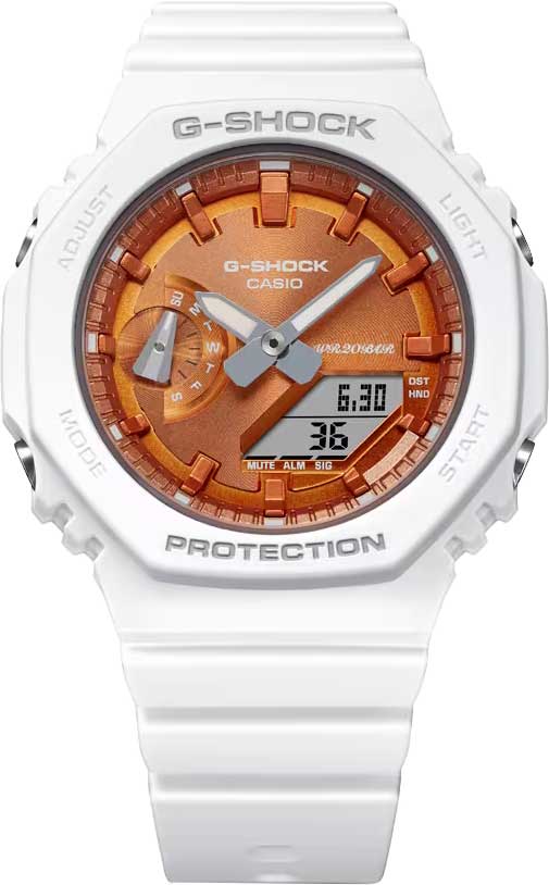 Японские наручные часы Casio G-SHOCK GMA-S2100WS-7A с хронографом