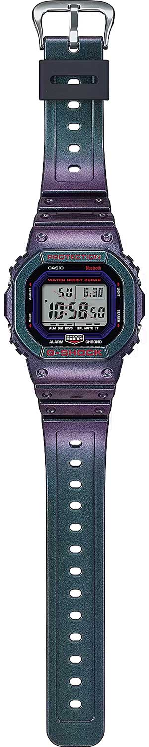 Японские наручные часы Casio G-SHOCK DW-B5600AH-6 с хронографом