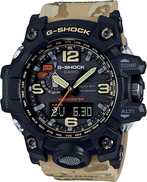 Мужские японские наручные часы G-SHOCK GWG-1000DC-1A5
