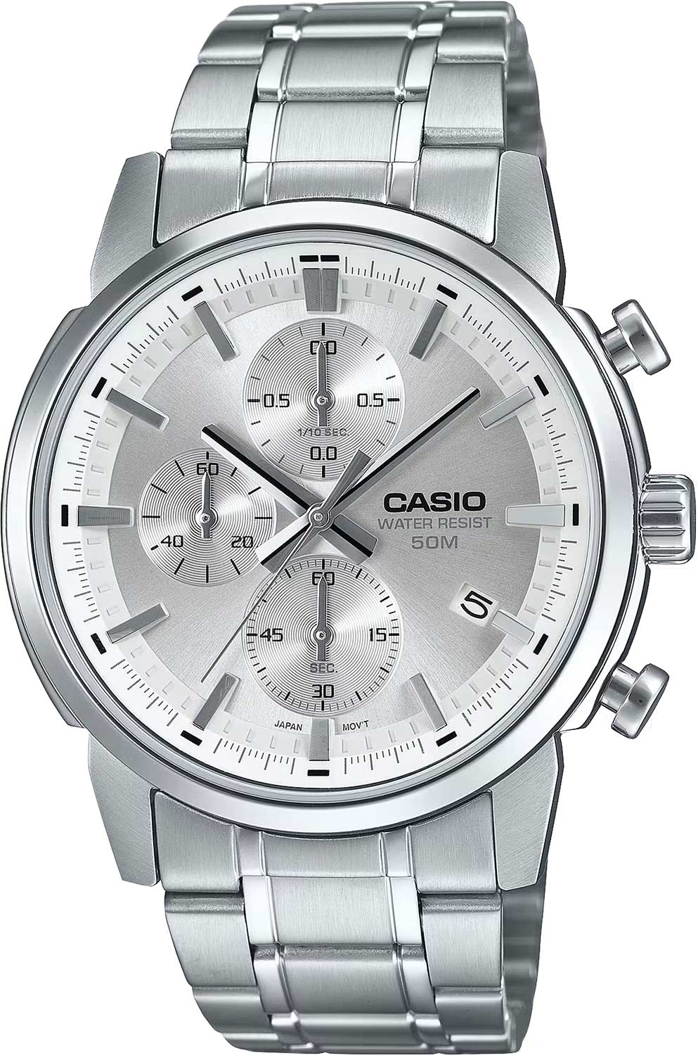 Японские наручные часы Casio Collection MTP-E510D-7A с хронографом