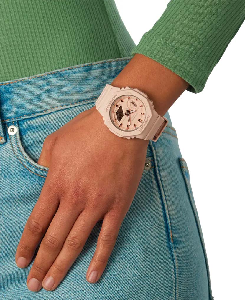 Японские наручные часы Casio G-SHOCK GMA-S2100-4AER с хронографом