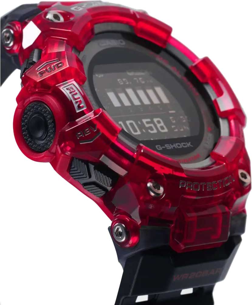 Японские спортивные наручные часы Casio G-SHOCK GBD-100SM-4A1 с хронографом