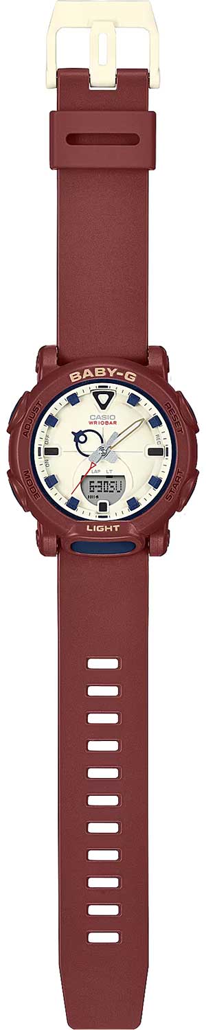 Японские наручные часы Casio Baby-G BGA-310RP-4A с хронографом