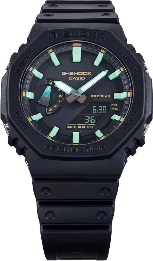 Японские наручные часы Casio G-SHOCK GA-2100RC-1A с хронографом