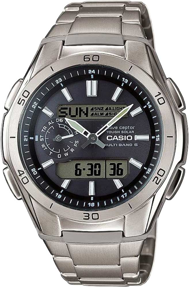 Мужские японские наручные часы Casio WVA-M650TD-1A