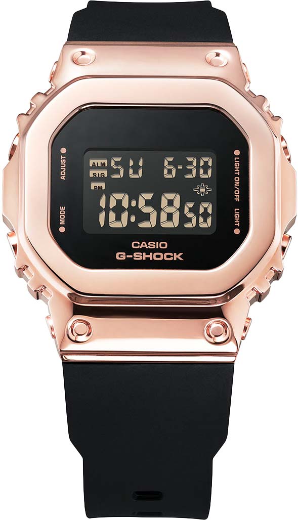 Японские наручные часы Casio G-SHOCK GM-S5600PG-1ER с хронографом