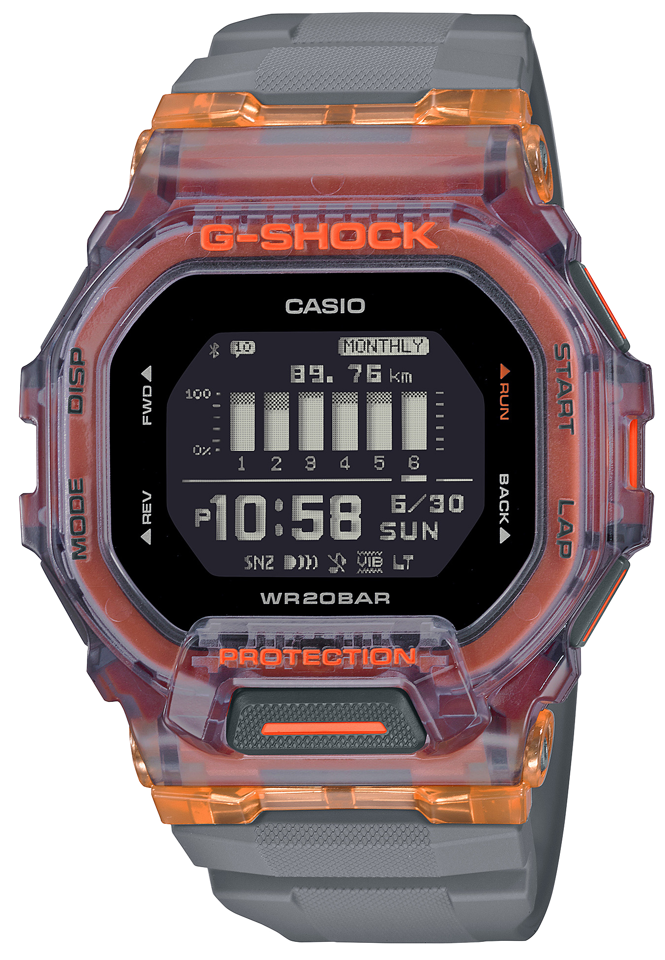 Японские наручные часы CASIO G-SHOCK GBD-200SM-1A5