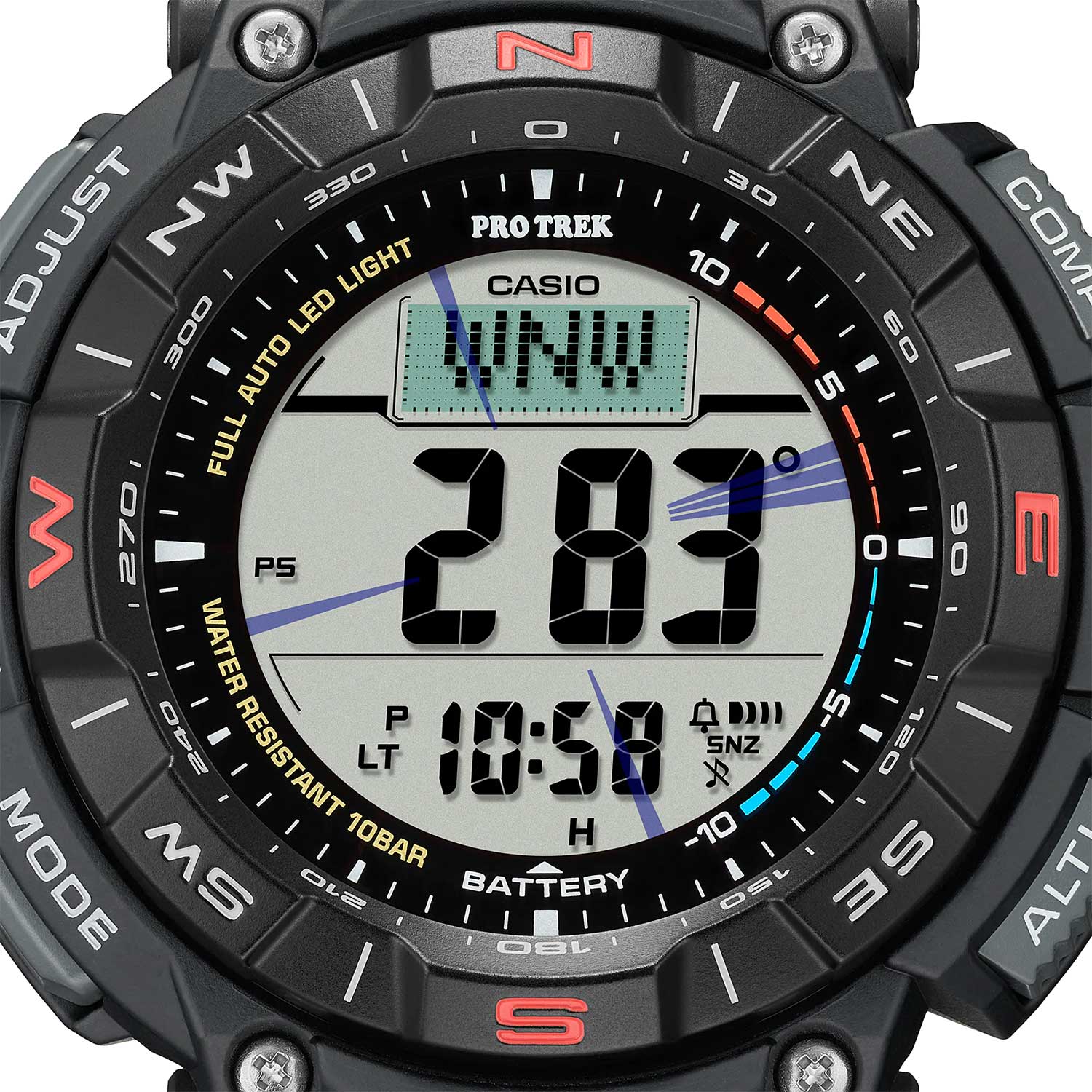 Японские наручные часы Casio Pro Trek PRG-340-1E с хронографом