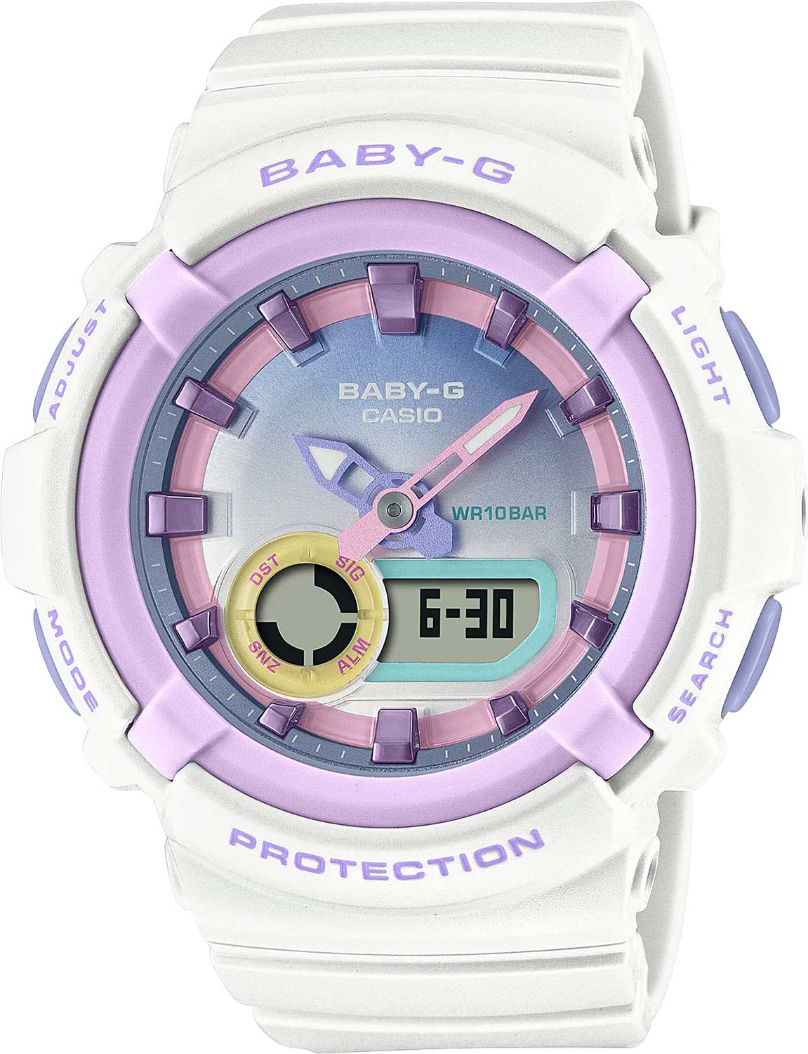 Японские наручные часы Casio Baby-G BGA-280PM-7A с хронографом