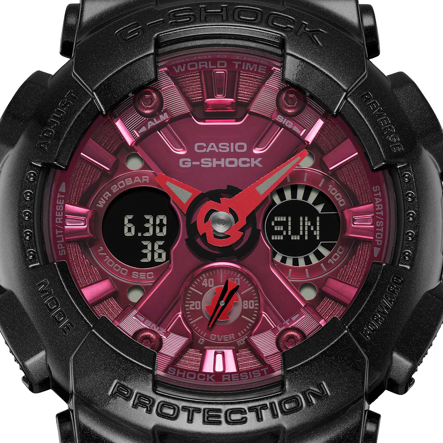 Японские наручные часы CASIO G-SHOCK GMA-S120RB-1A