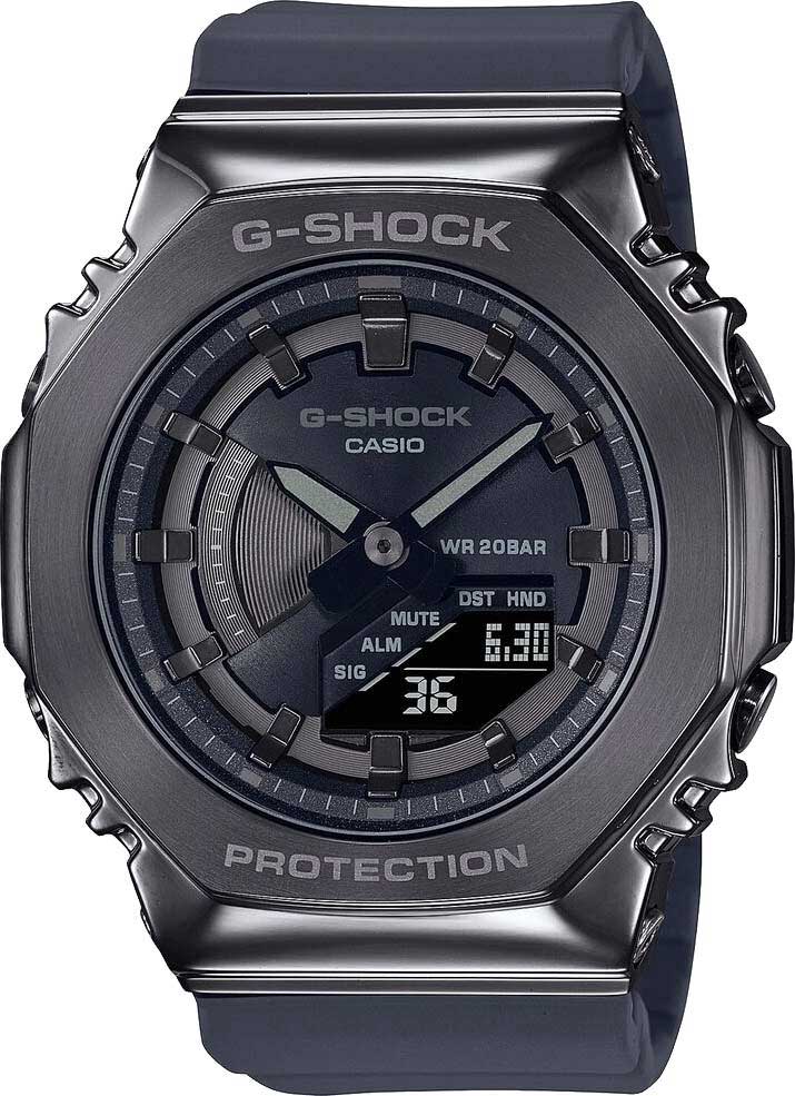 Японские наручные часы Casio G-SHOCK GM-S2100B-8AER-ucenka с хронографом