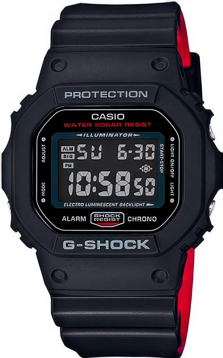 Японские наручные часы Casio G-SHOCK DW-5600HR-1E с хронографом